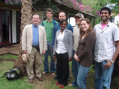 My swahili team with the teacher Rita. The teams were only with 6 students so your learned very much through the course.